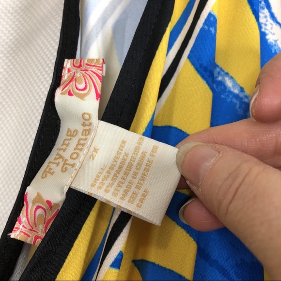 Flying Tomato Halter Faux Wrap Dress Plus Size - Picture 5 of 8